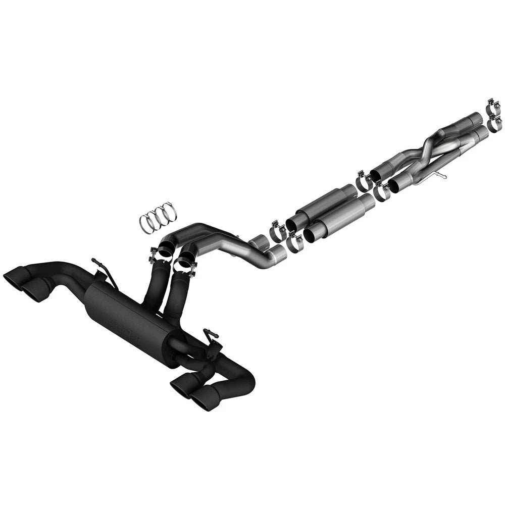 Borla 21-22 Jeep Wrangler Rubicon 392 6.4L V8 AT 4WD 4DR ATAK Cat-Back Exhaust - Coated Black