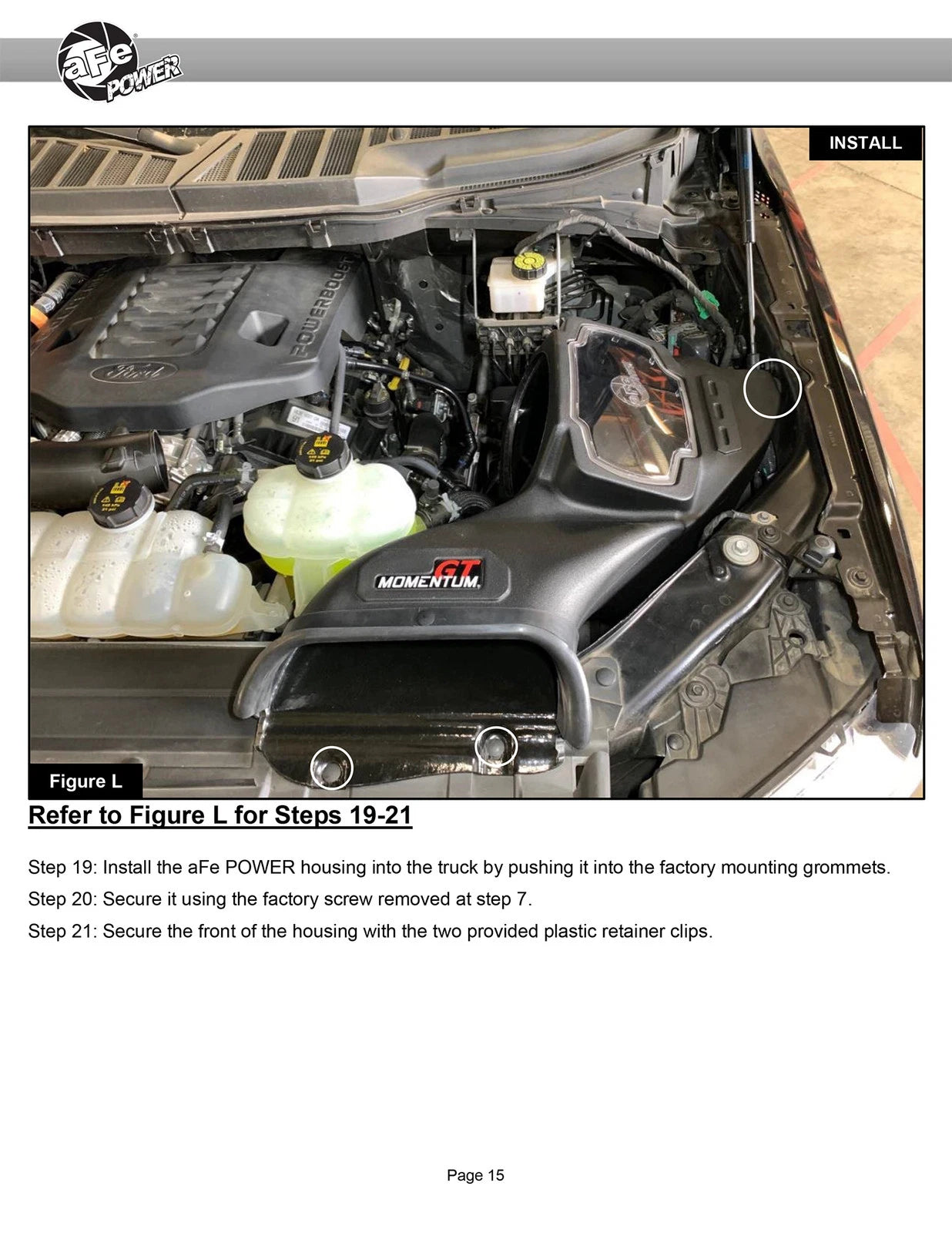aFe Momentum GT Pro 5R Cold Air Intake System 2021-2022 Ford F-150 V6-3.5L (tt) PowerBoost