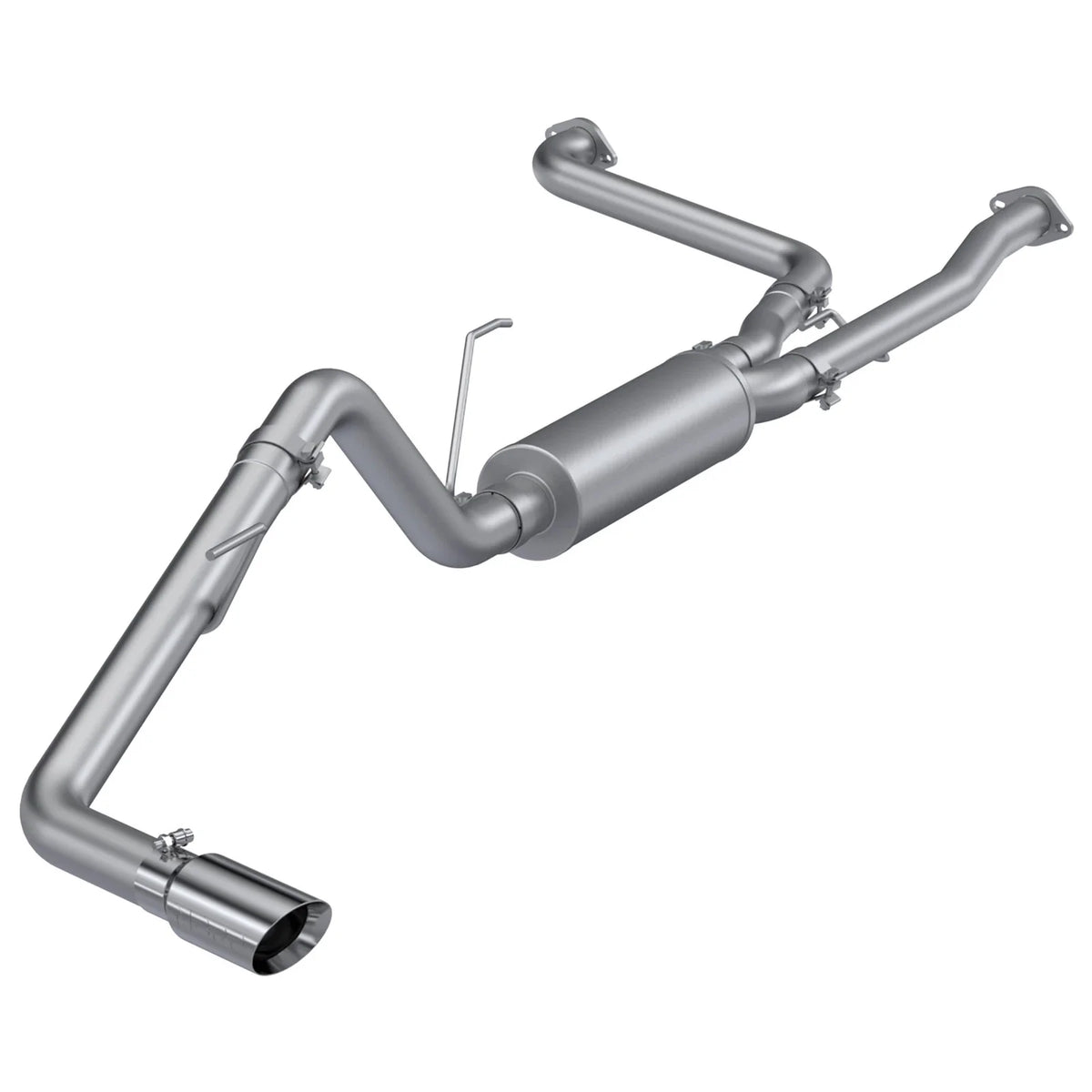 MBRP 22-23 Nissan Frontier 3.8L 3in Tip 3in Cat Back Single Side Exit Street Profile - T304