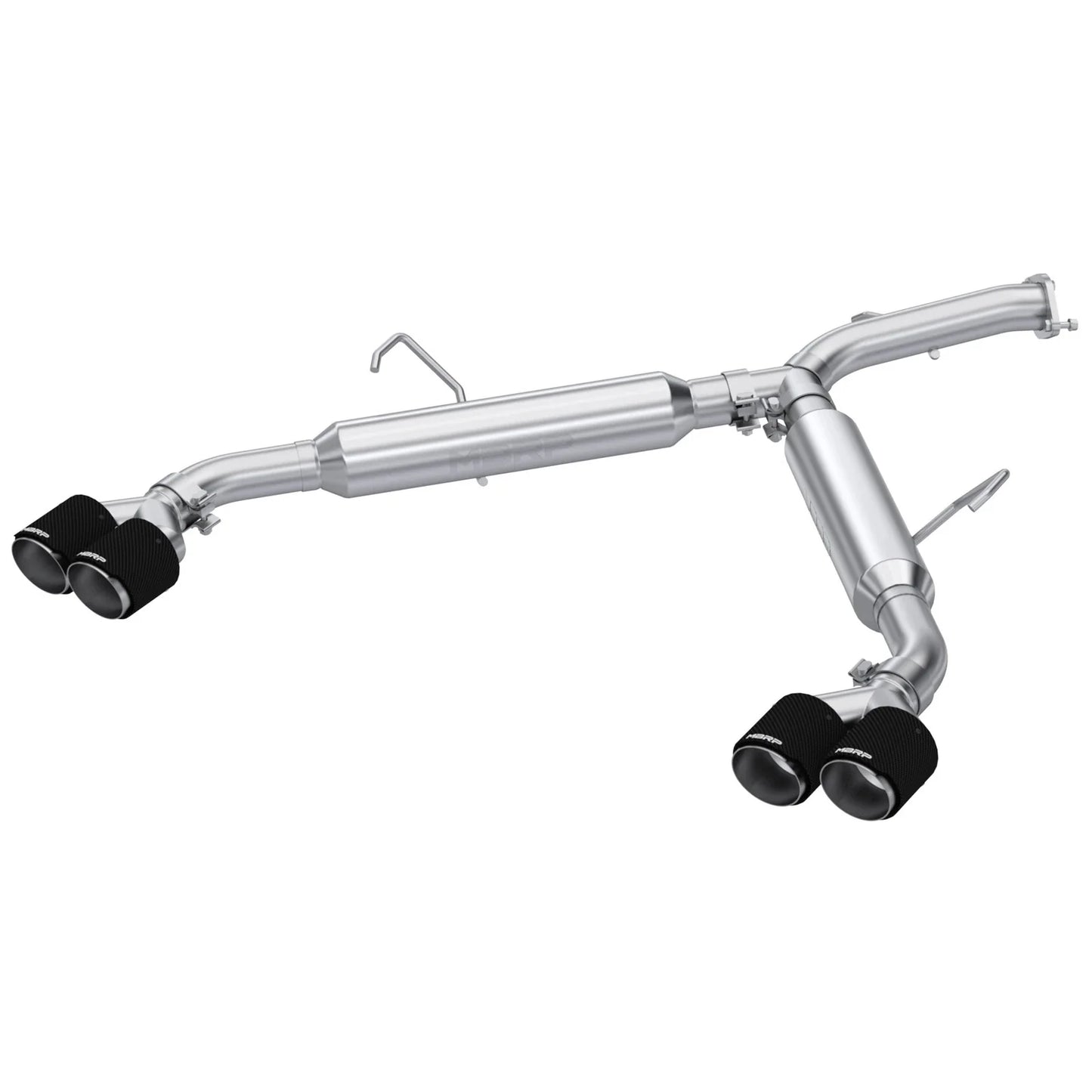 MBRP 2022-2023 Kia Forte GT 1.6L Turbo2.5in Axle-Back Dual Split Rear w/ Quad Carbon Tips