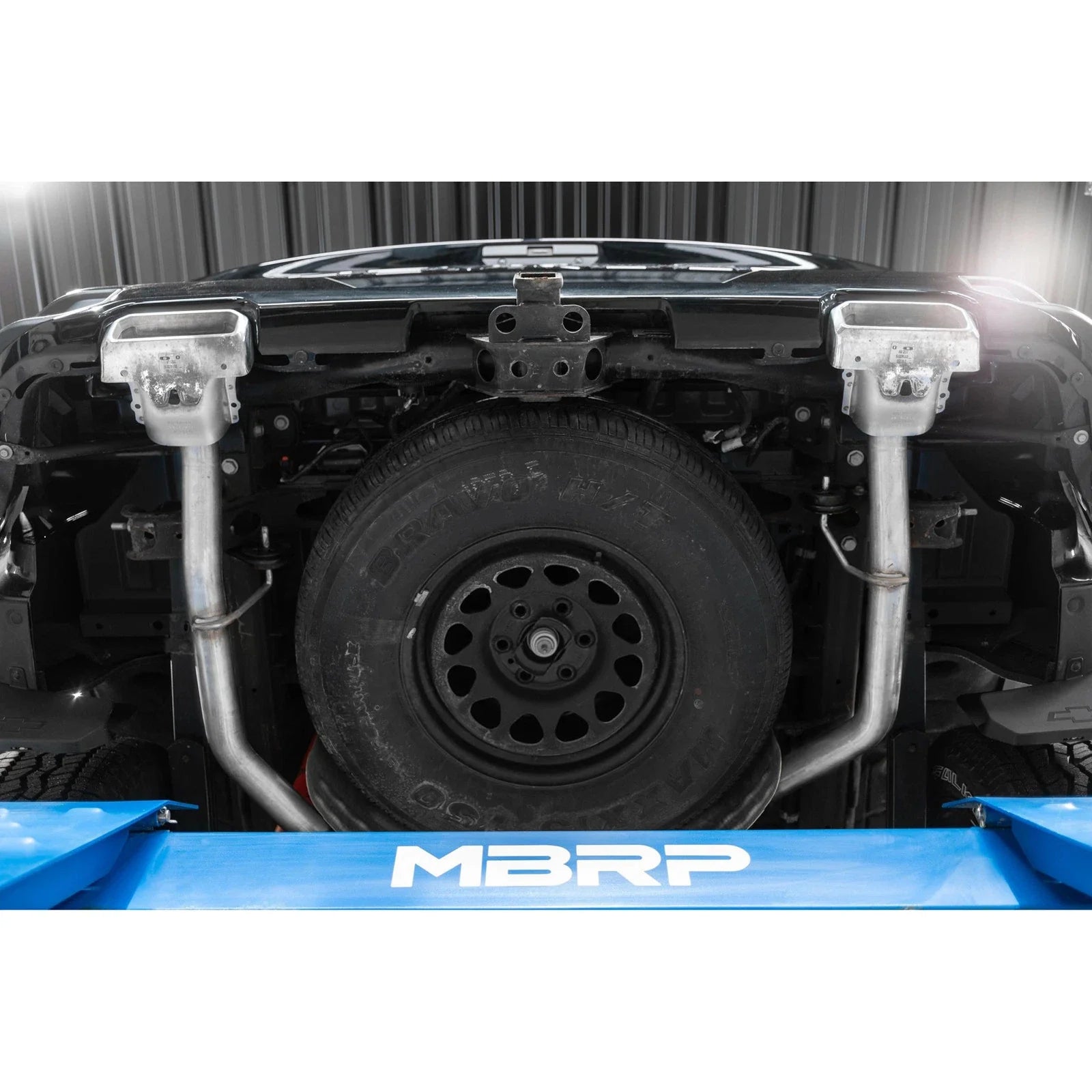 MBRP 2019 Chevrolet Silverado 1500 4.3L/5.3L 2.5in Cat Back Dual Rear Exit - T409