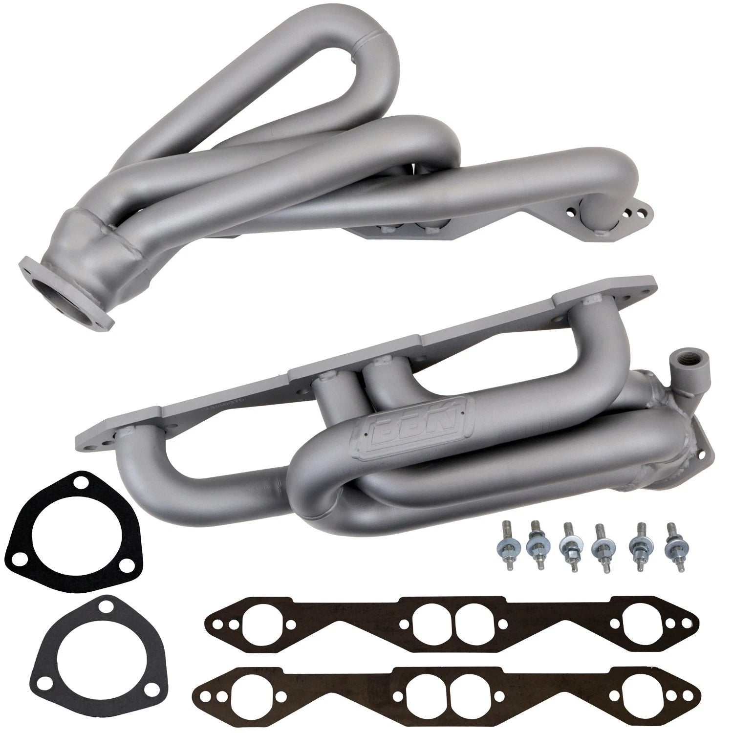 BBK 96-98 GM Truck SUV 5.0 5.7 Shorty Tuned Length Exhaust Headers - 1-5/8 Titanium Ceramic