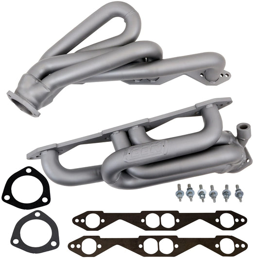 BBK 96-98 GM Truck SUV 5.0 5.7 Shorty Tuned Length Exhaust Headers - 1-5/8 Titanium Ceramic