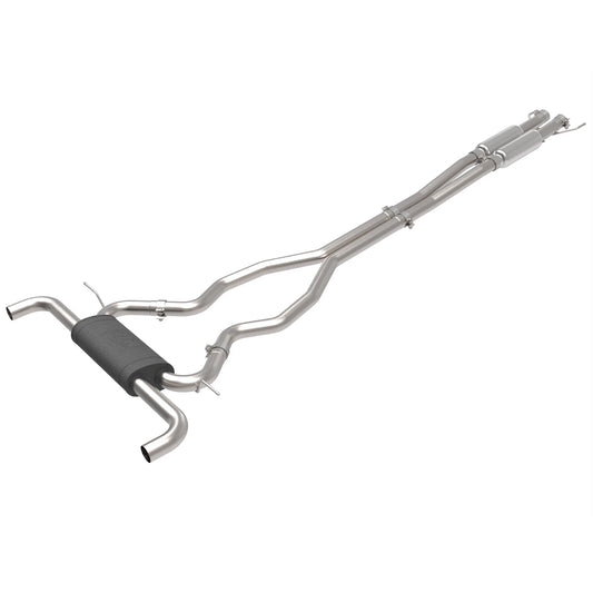 aFe Vulcan Series 2 1/2in 304 SS Cat-Back 19-20 Ford Edge ST V6 2.7L(tt)