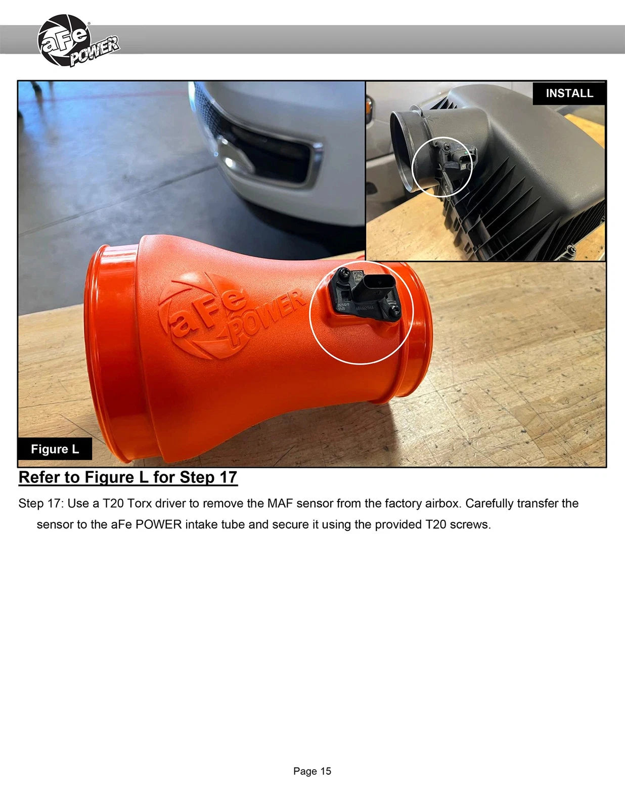 aFe 2025 RAM 1500 L6-3.0L (tt) Momentum GT Orange Edition Air Intake w/ Blk Pro 5R Filter (MOQ 12)