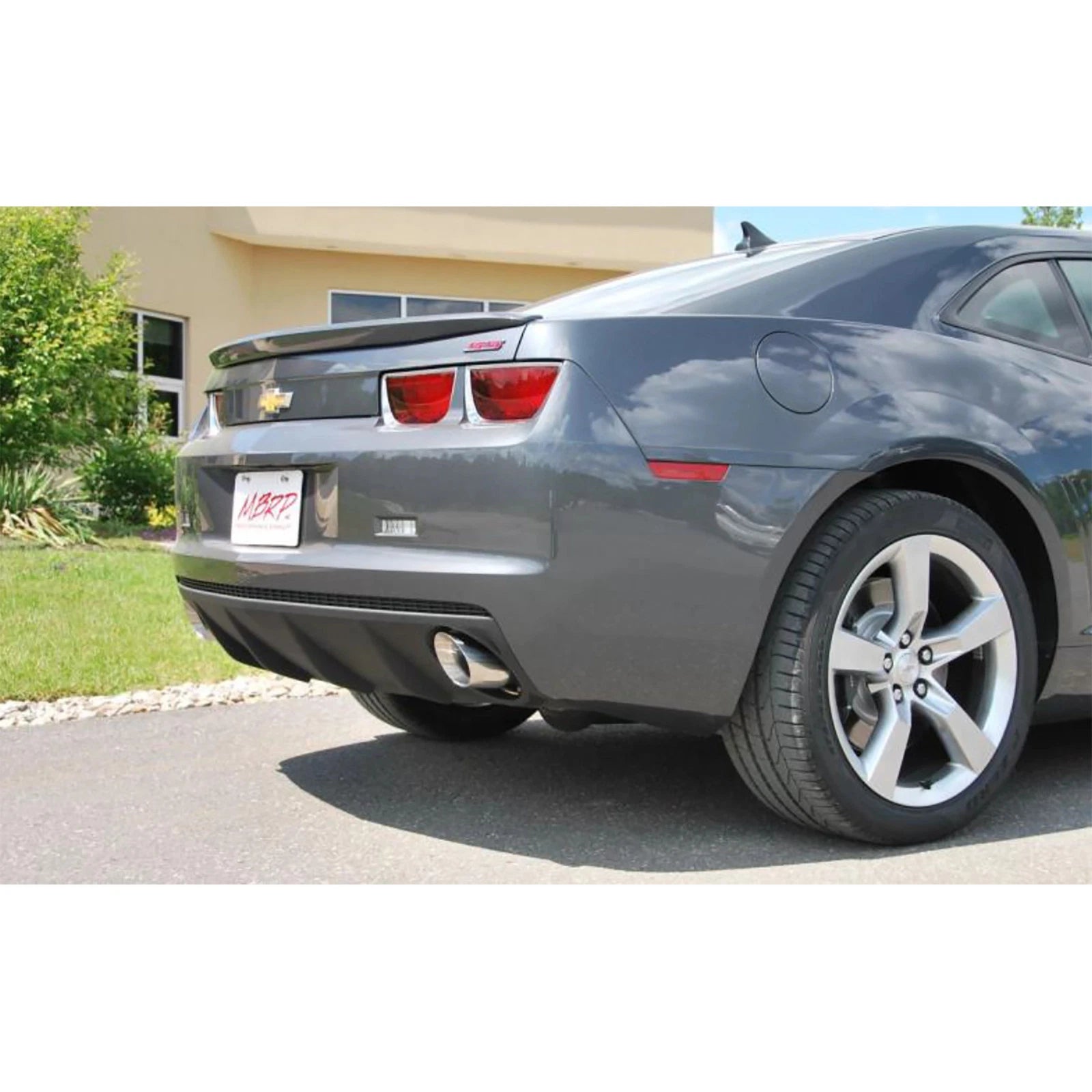 MBRP 2010 Chev Camaro V8 6.2L Automatic (L99) 3 Dual Cat Back Round Tips T409