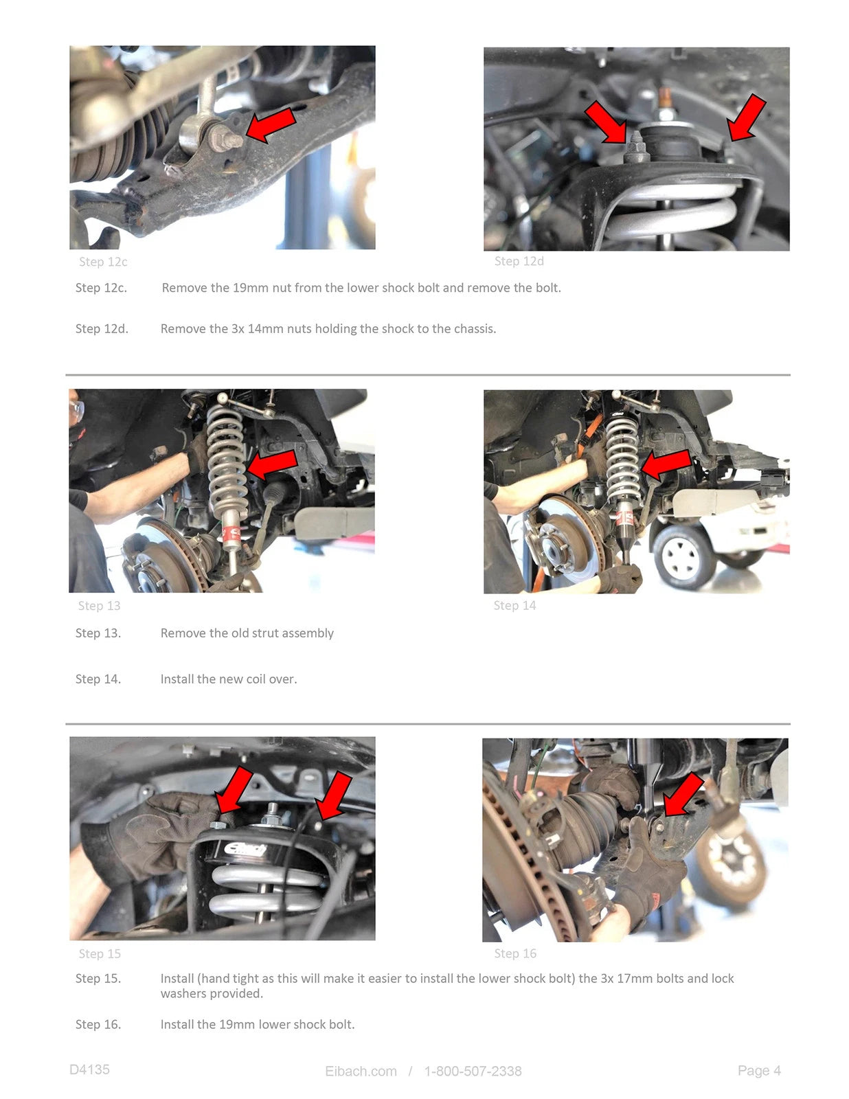Eibach 05-15 Toyota Tacoma 2WD Pro-Truck Coilover Stage 2 (Front Coilovers + Rear Shocks)