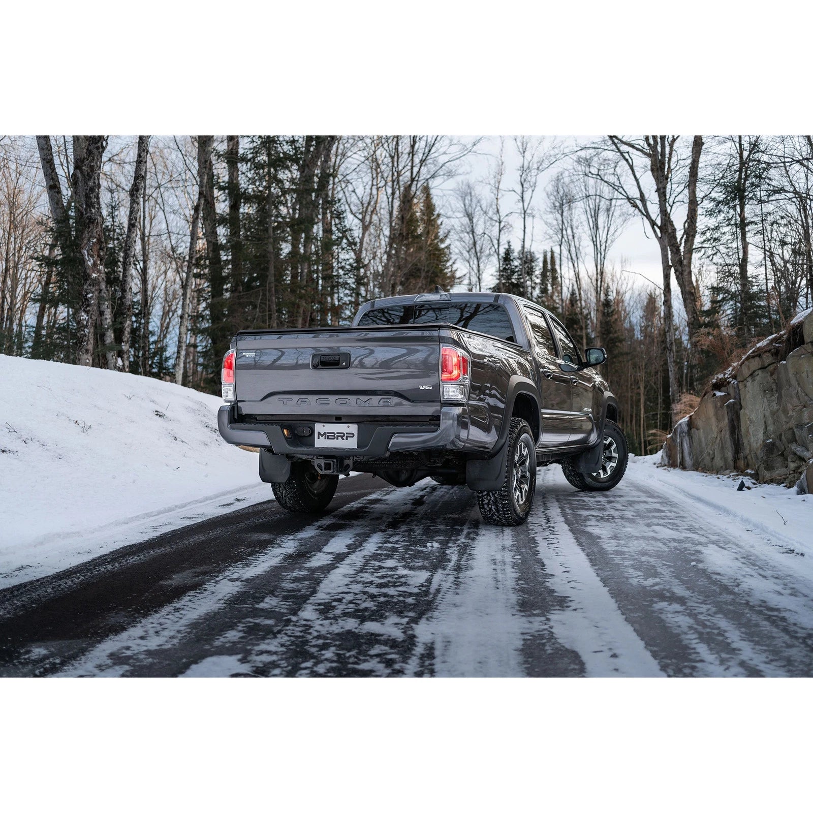 MBRP 2016 Toyota Tacoma 3.5L Cat Back Turn Down Style Aluminized Exhaust System