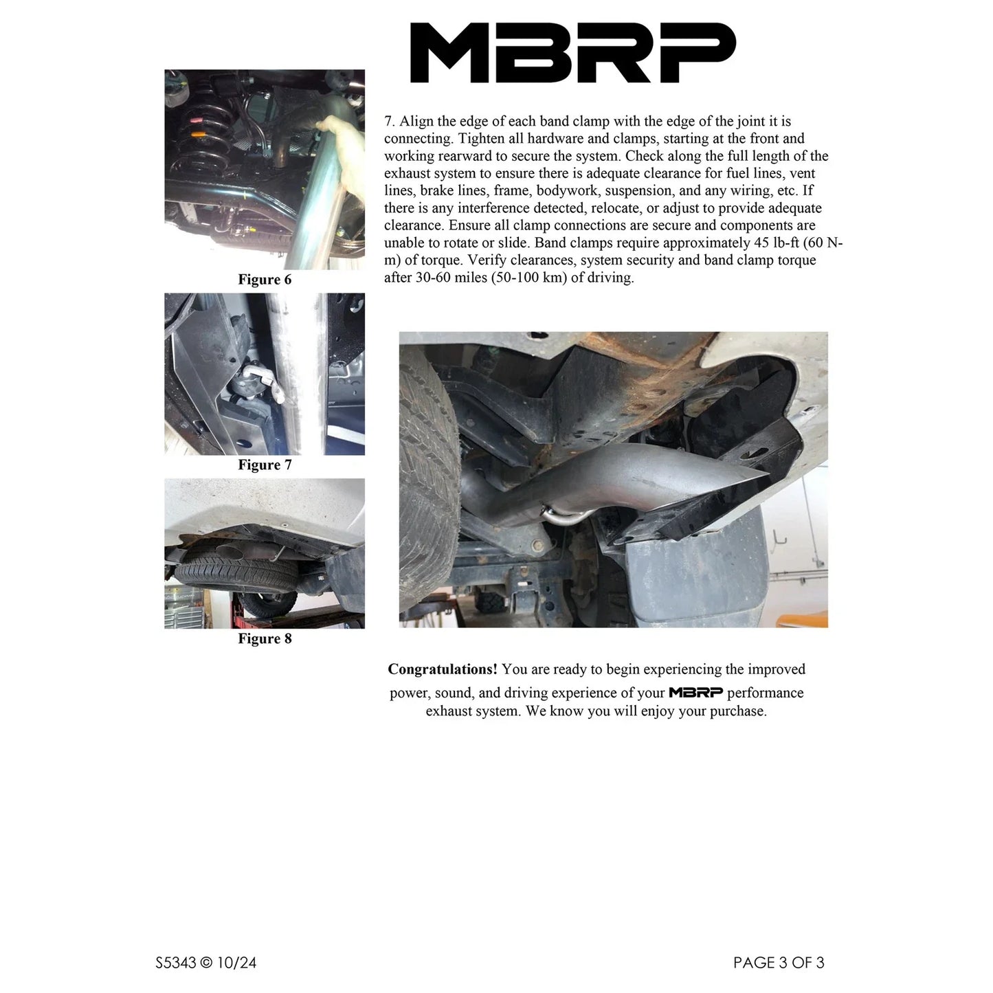 MBRP 04-21 Toyota 4Runner 4.0L 3in Cat Back Single Side Exit