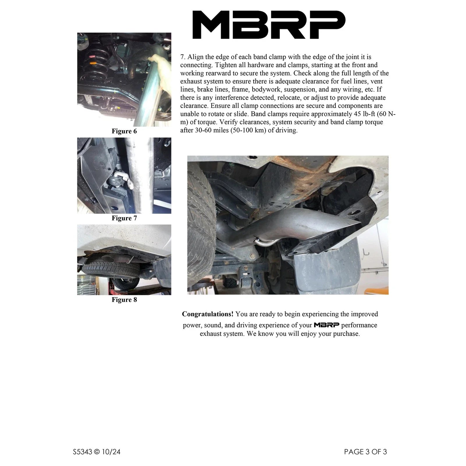 MBRP 04-21 Toyota 4Runner 4.0L 3in Cat Back Single Side Exit