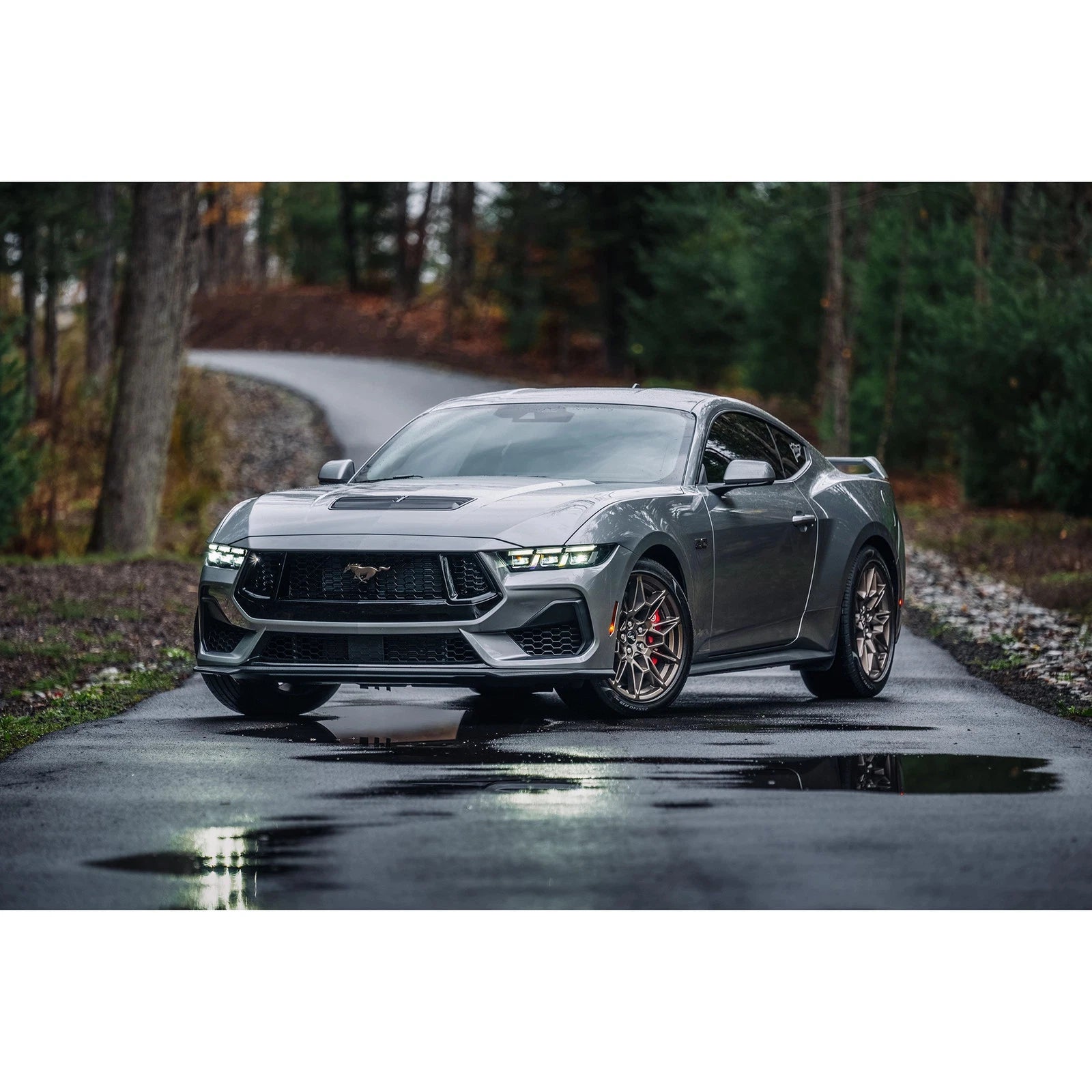 MBRP 2024+ Ford Mustang 5.0L T304 SS 3in Cat-Back Dual Split Exhaust w/ Quad Tips (Valve Delete)