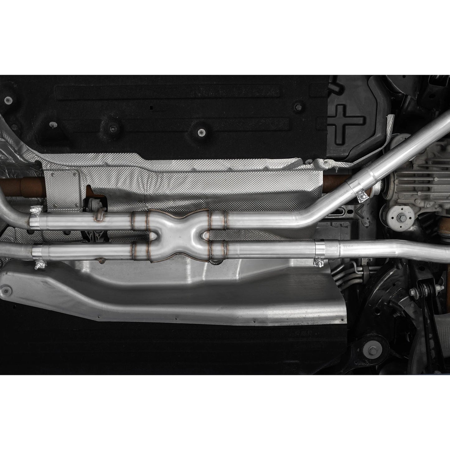 MBRP 20-21 Ford Explorer ST 3.0L Ecoboost SS 2.5in Dual Rear Exit w/ Carbon Fiber Quad Tips - T304