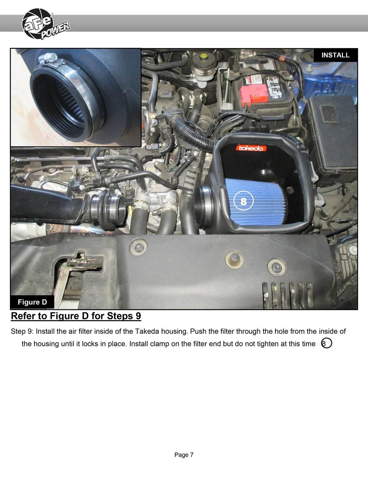 aFe Takeda Intakes Stage-2 Pro 5R AIS 16-19 Honda Civic I4-1.5L (t)