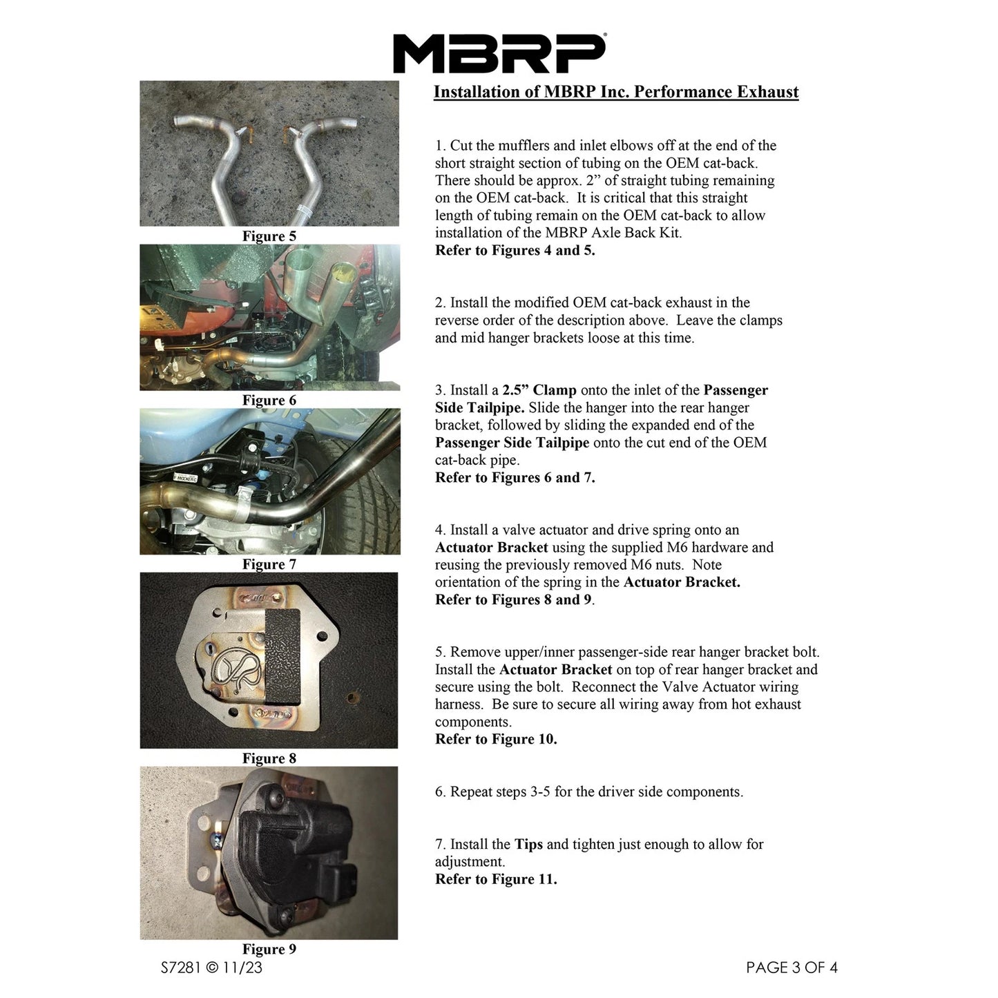 MBRP 2024+ Mustang GT 5.0L Aluminized Steel 2.5in Axle-Back Exhaust w/ Dual-Rear Quad Exhaust Tips