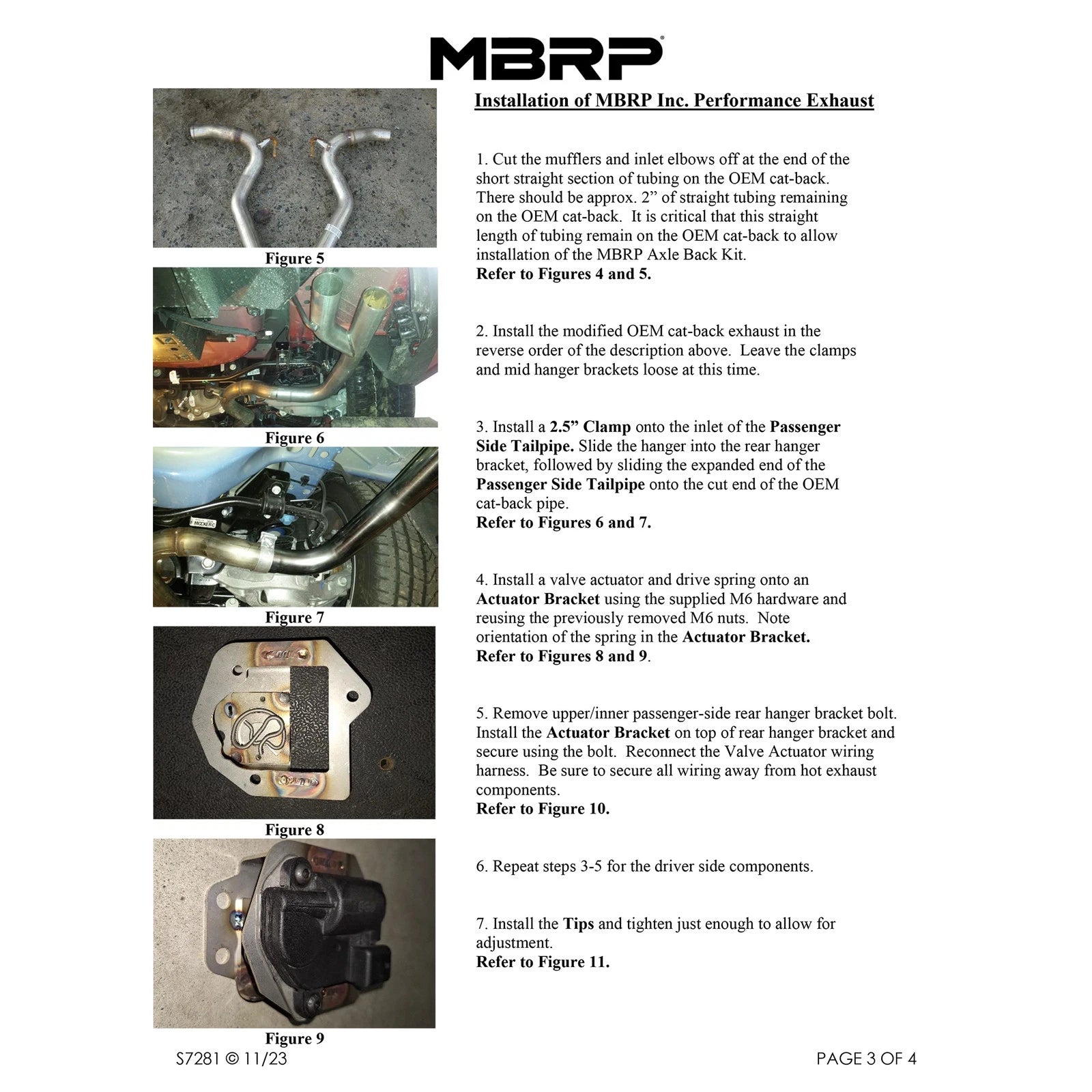 MBRP 2024+ Mustang GT 5.0L Aluminized Steel 2.5in Axle-Back Exhaust w/ Dual-Rear Quad Exhaust Tips
