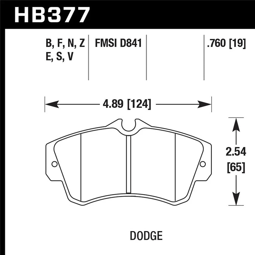Hawk SRT4 HPS Street Front Brake Pads