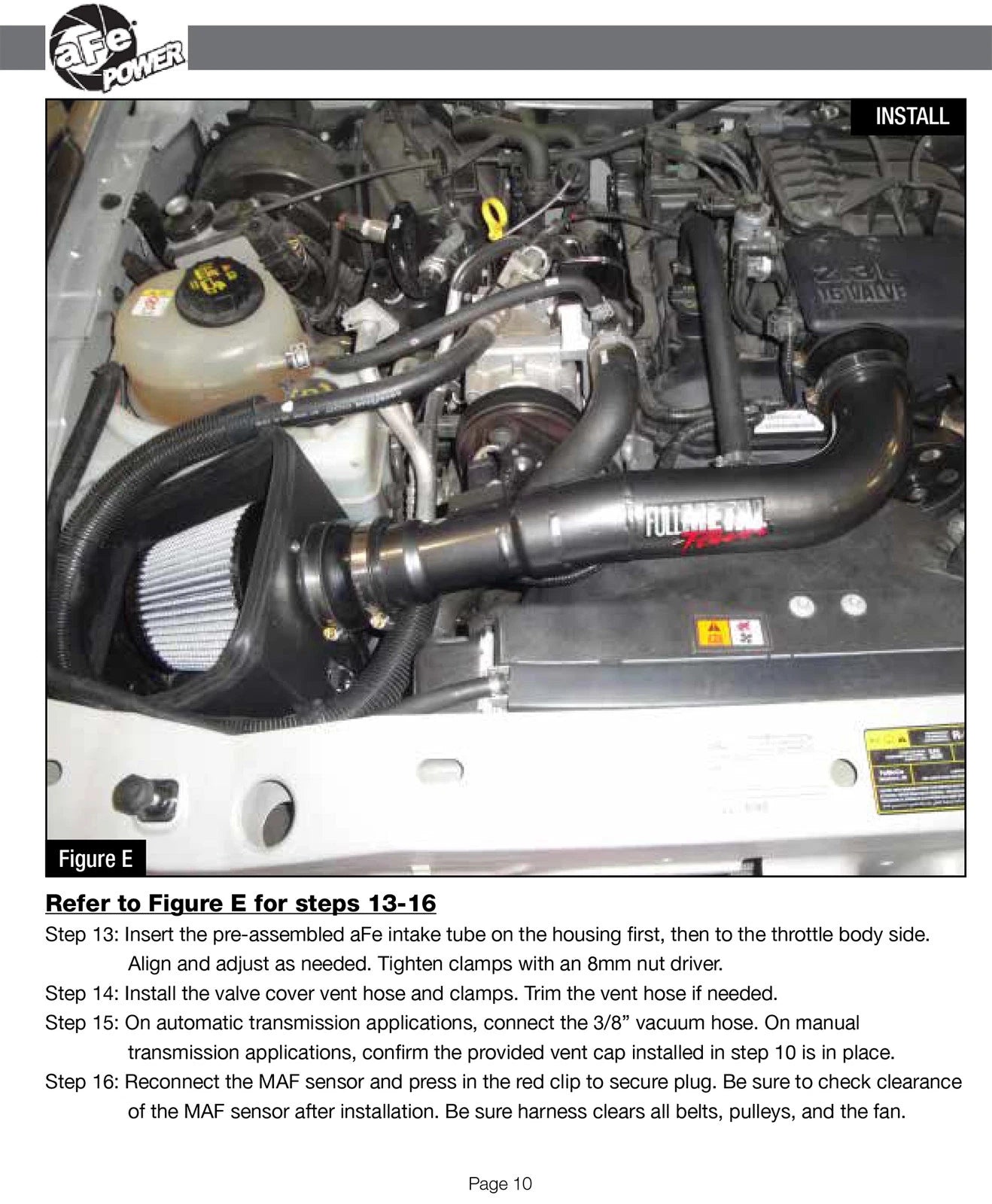 aFe FULL METAL Power Intake Stage-2 Pro DRY S 04-11 Ford Ranger L4 2.3L
