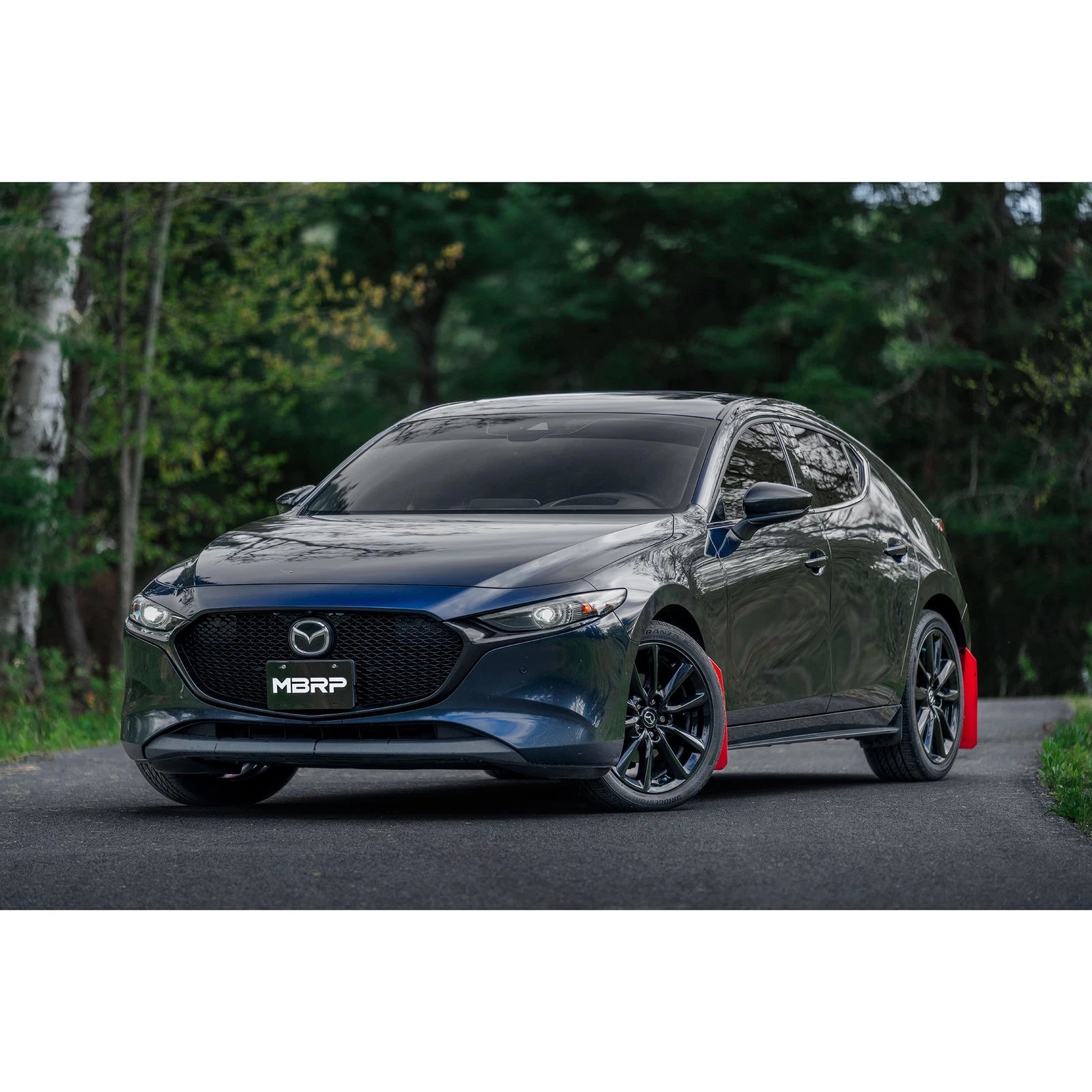 MBRP 19-23 Mazda 3 Hatchback T304SS 2.5in Axle-Back, Dual Rear Exit Street Profile