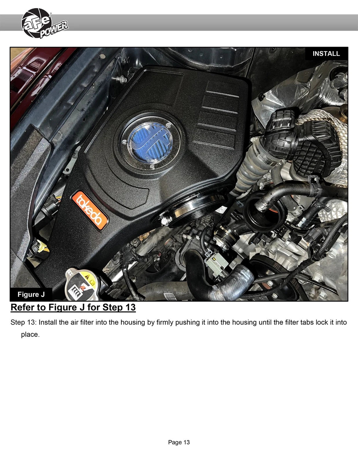 aFe 18-21 Kia Stinger L4 2.0L Takeda Momentum Cold Air Intake System w/ Pro 5R Filter