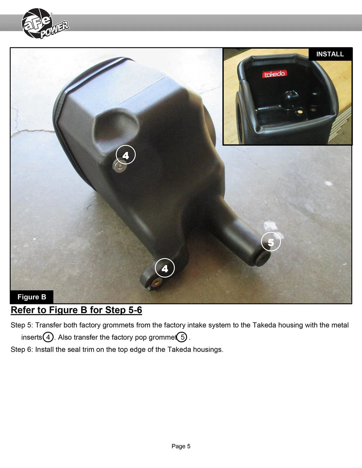 aFe Takeda Intakes Stage-2 Pro 5R AIS 16-19 Honda Civic I4-1.5L (t)