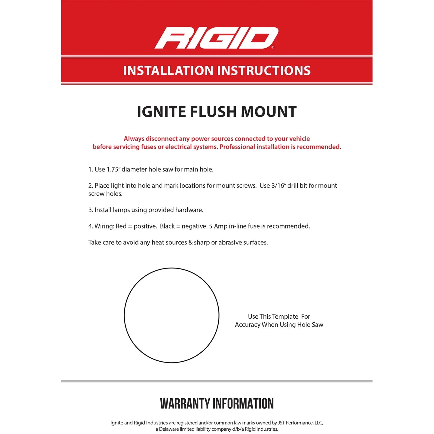 Rigid Industries Ignite Spot - SM - Black