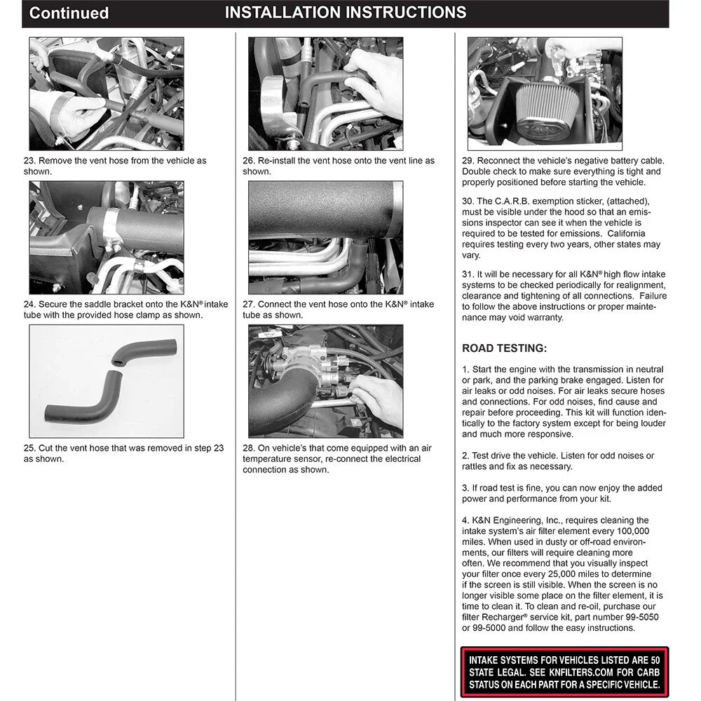 K&N 00-04 Dodge Dakota/Durango V8-4.7L Performance Intake Kit