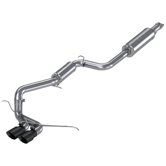MBRP 13-17 Ford Focus ST 2.0L EcoBoost Dual Center Outlet T409 3in Cat Back w/ Black Tips