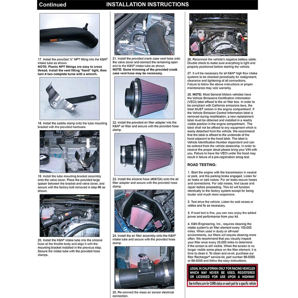 K&N 07-09 GM Canyon/Colorado L4-2.9L AirCharger Performance Intake