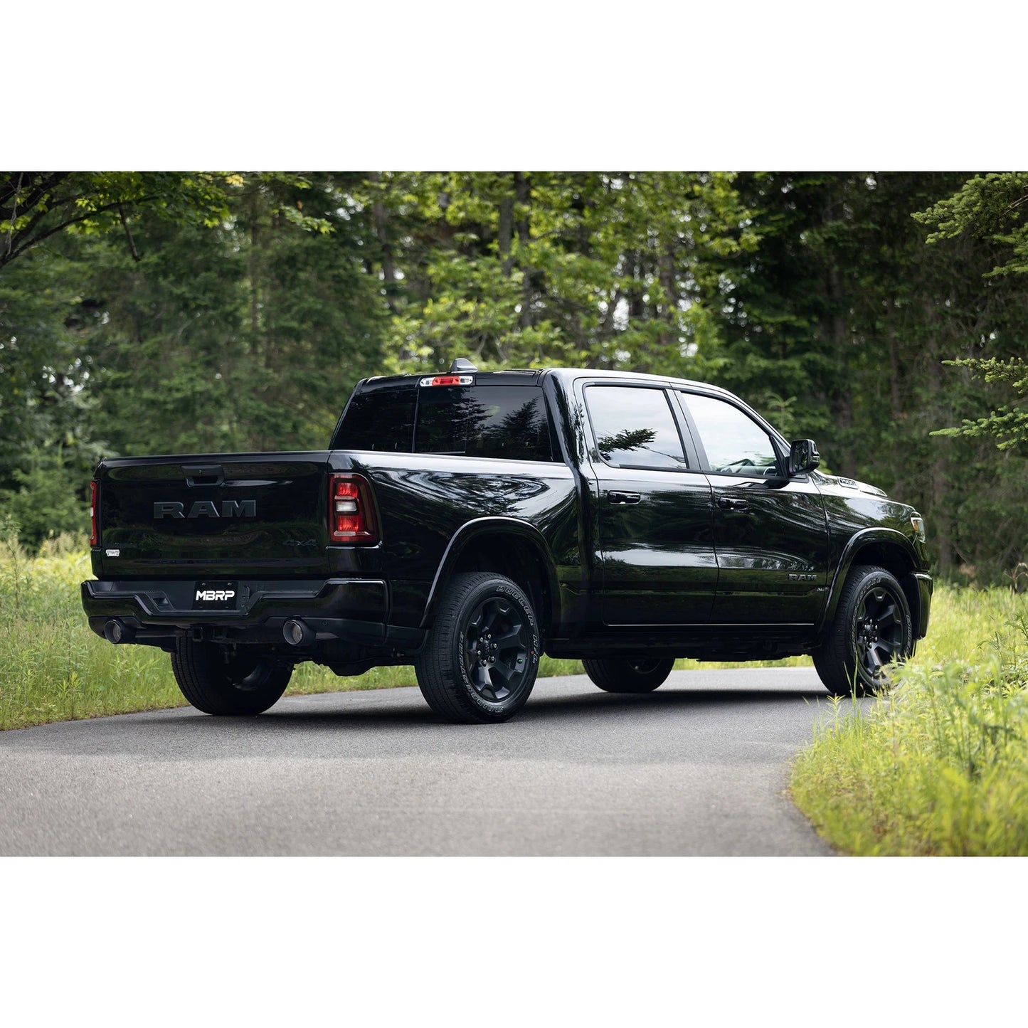 MBRP 2025+ RAM 1500 3.0L BLK Series 3.0in Cat-Back Dual Rear Exit Exhaust