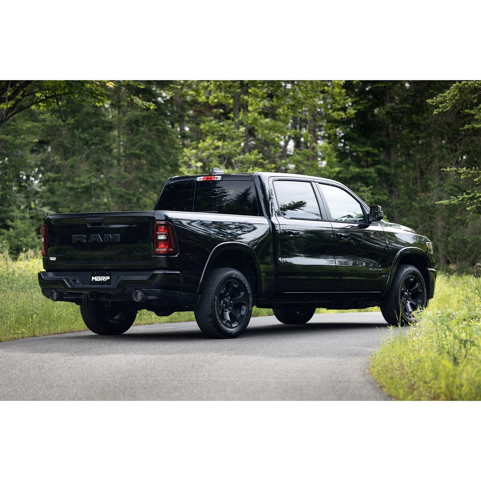 MBRP 2025+ RAM 1500 3.0L BLK Series 3.0in Cat-Back Dual Rear Exit Exhaust