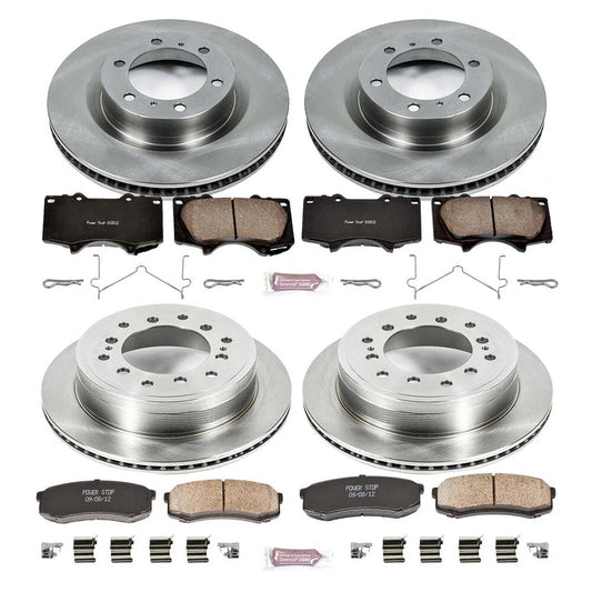 Power Stop 10-19 Lexus GX460 Front & Rear Autospecialty Brake Kit