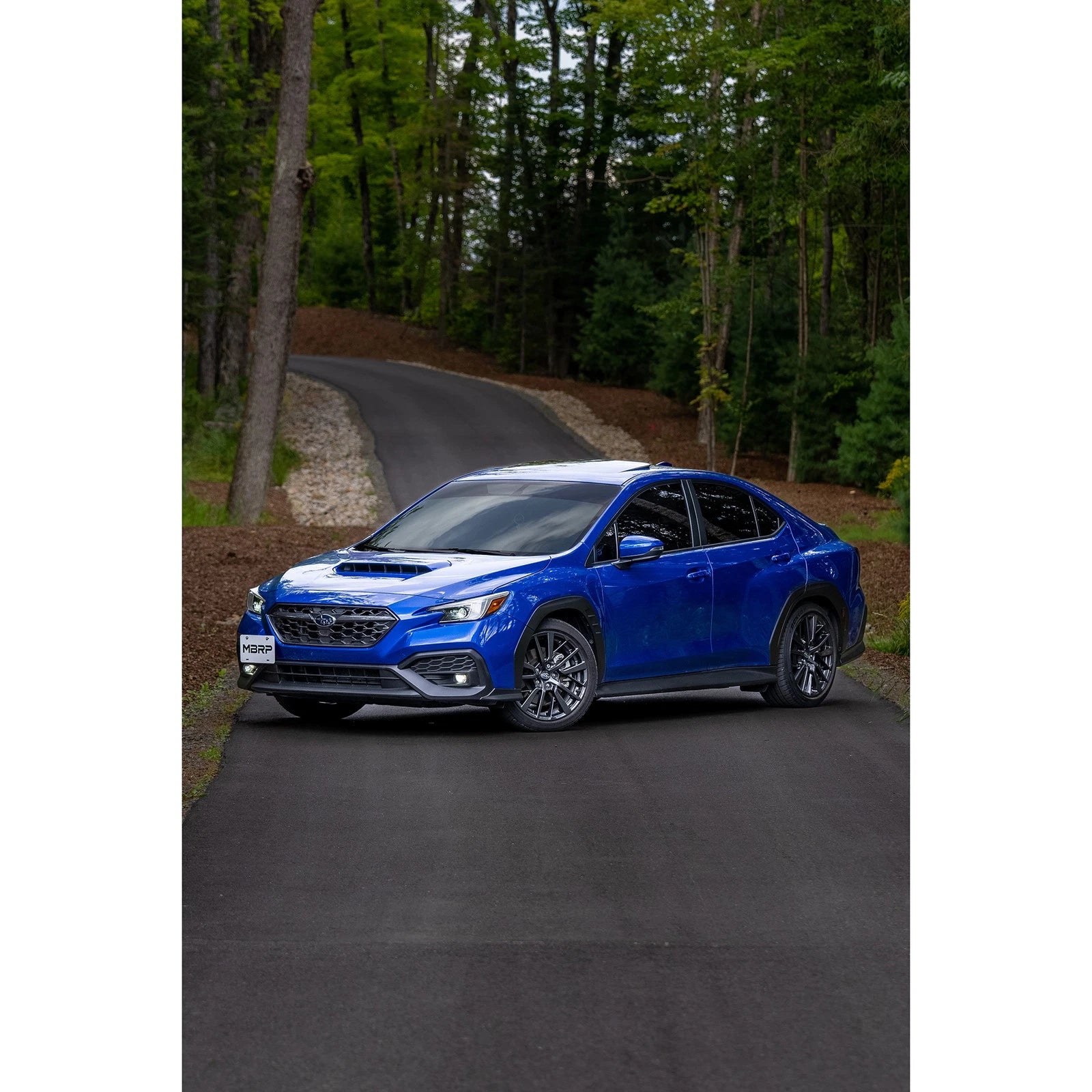 MBRP 2022 Subaru WRX 2.4L 3in Cat Back 5in OD w/ Carbon Fiber Tips - T304