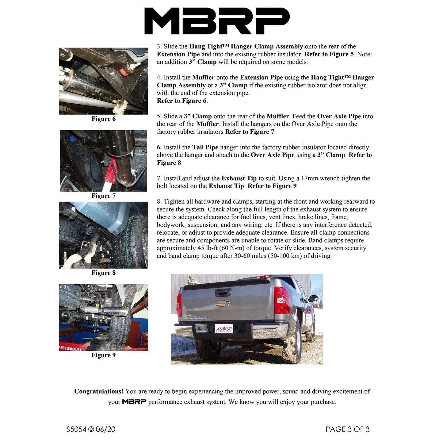 MBRP 2009 Chev/GMC 1500 4.8/5.3L EC/CC (excluding 8 bed) Cat Back Single Side