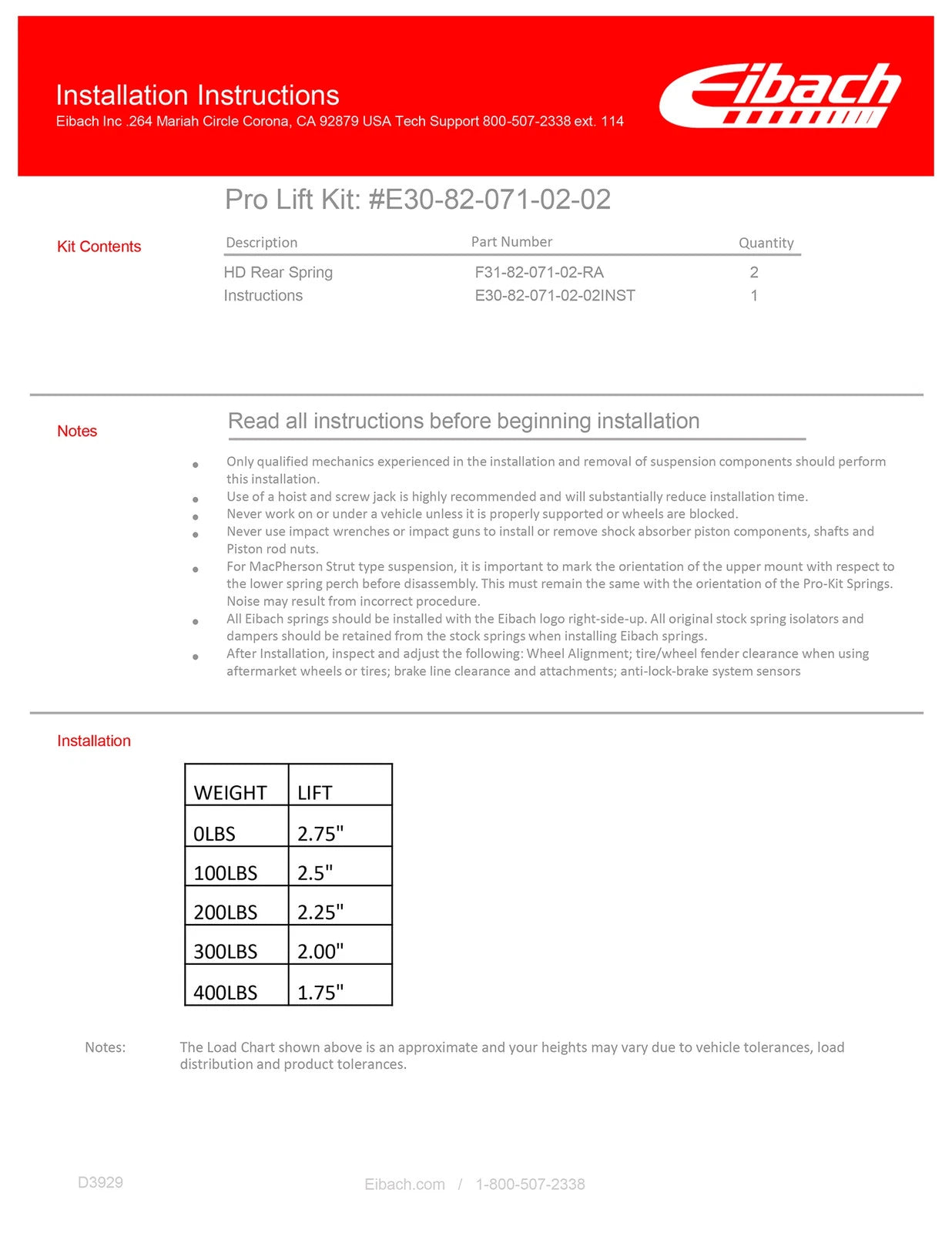 Eibach Pro-Truck Springs for 2010+ Toyota 4Runner - Rear (Must Be Used w/ Pro-Truck Rear Shocks)