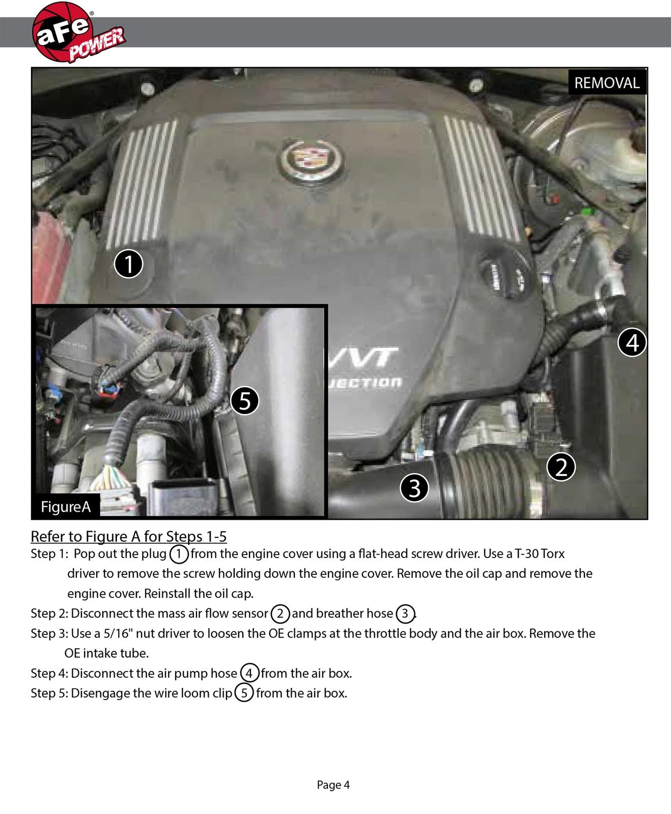 aFe Momentum Air Intake System PRO 5R Stage-2 13-15 Cadillac ATS 3.6L V6