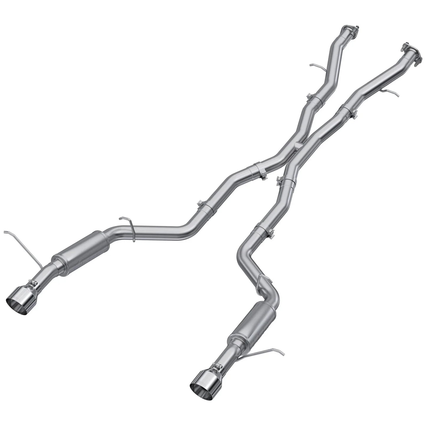 MBRP 18-23 Dodge Durango SRT 6.4L Armor Lite AL Steel 3in Cat Back Exhaust Dual Rear Exit w/ SS Tips