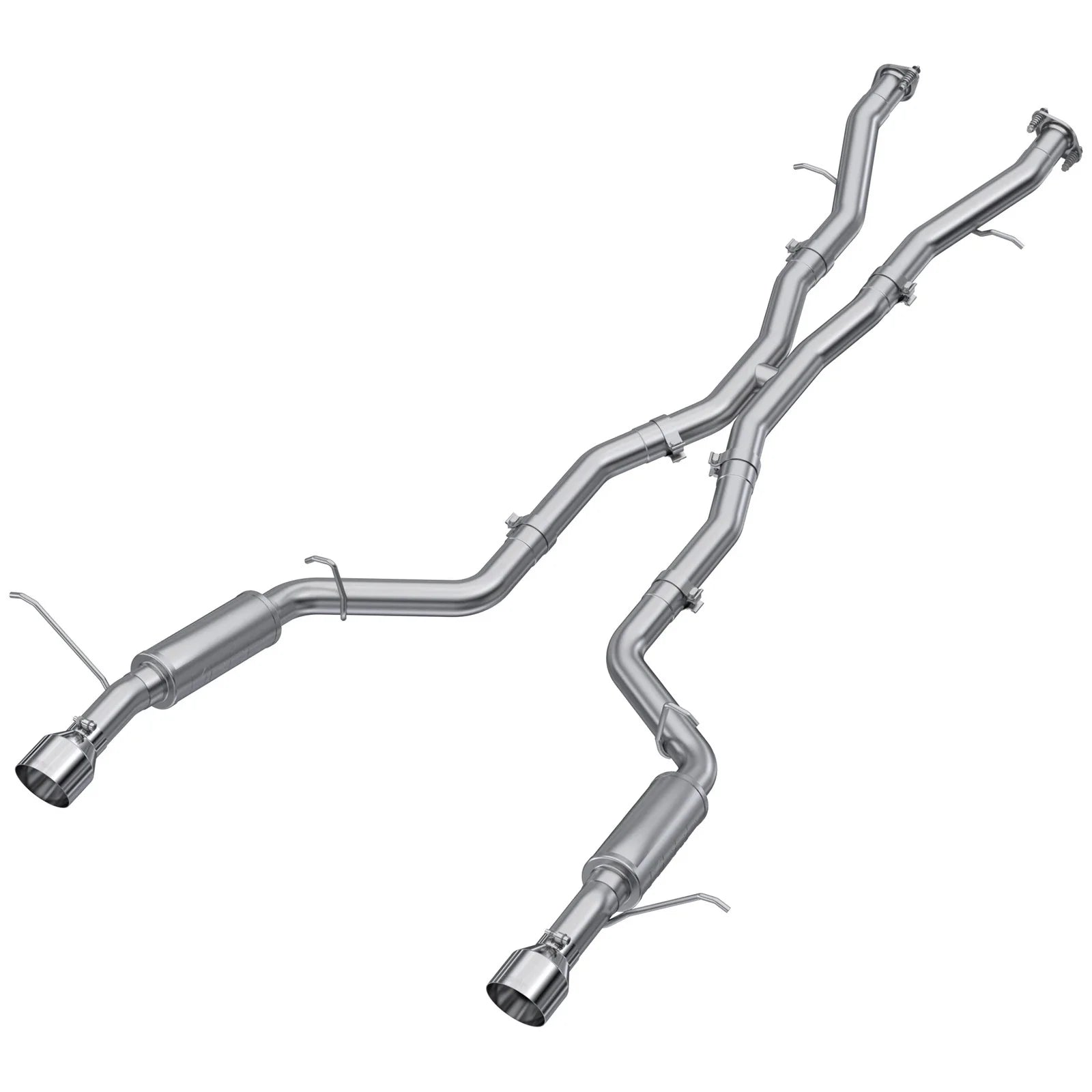 MBRP 18-23 Dodge Durango SRT 6.4L Armor Lite AL Steel 3in Cat Back Exhaust Dual Rear Exit w/ SS Tips