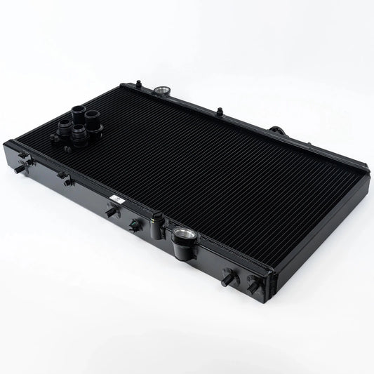 CSF 92-00 Honda Civic w/K-Swap V3 Radiator - Black Finish