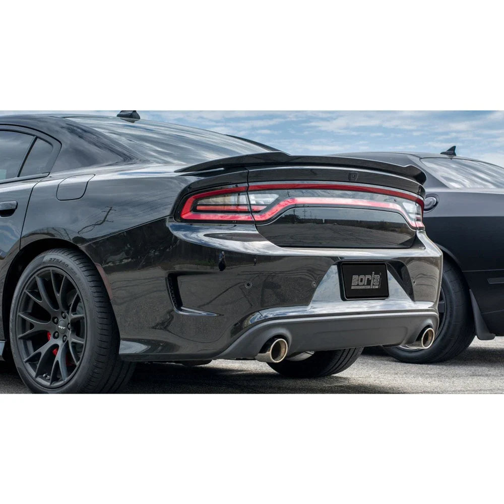 Borla 15-16 Dodge Charger Hellcat 6.2L V8 ATAK Catback Exhaust w/ Valves No Tips Factory Valance