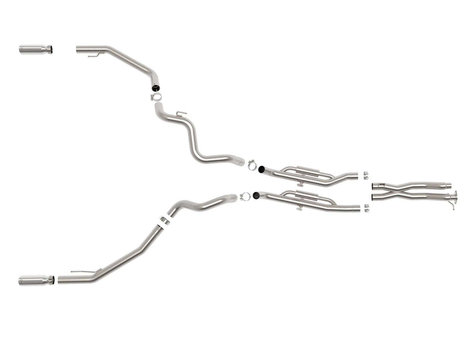 aFe 24-25 Ford Ranger Raptor Vulcan Series 3in 304 SS Cat-Back Exhaust w/ Polished Tips