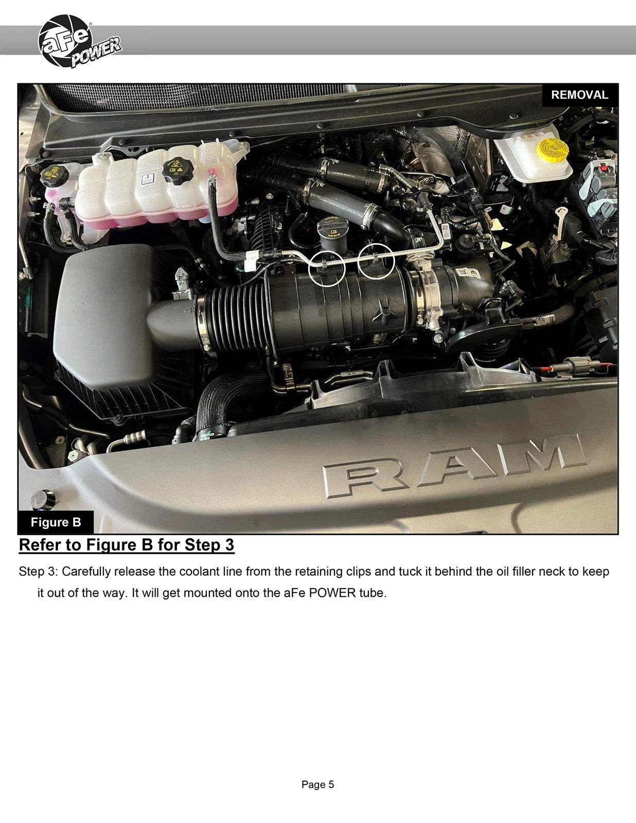aFe 2025 RAM 1500 L6-3.0L (tt) Momentum GT Red Edition Cold Air Intake w/ Pro Dry S Filter (MOQ 12)