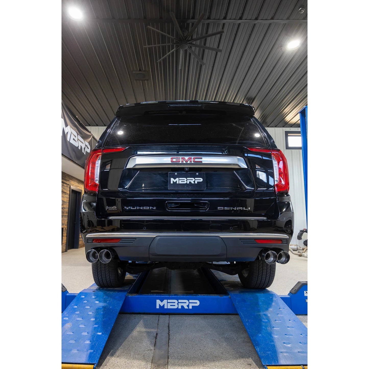 MBRP 2021+ Chevy Tahoe / GMC Yukon Alum. 3in Cat-Back Dual Split Exhaust w/ Quad Tips