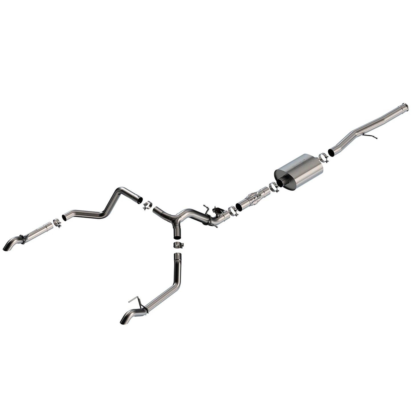 Borla 2024 Chevrolet/GMC 1500 ZR2 & AT4X 6.2L V8 4WD 4DR ATAK Catback Exhaust w/ Turndown Tips