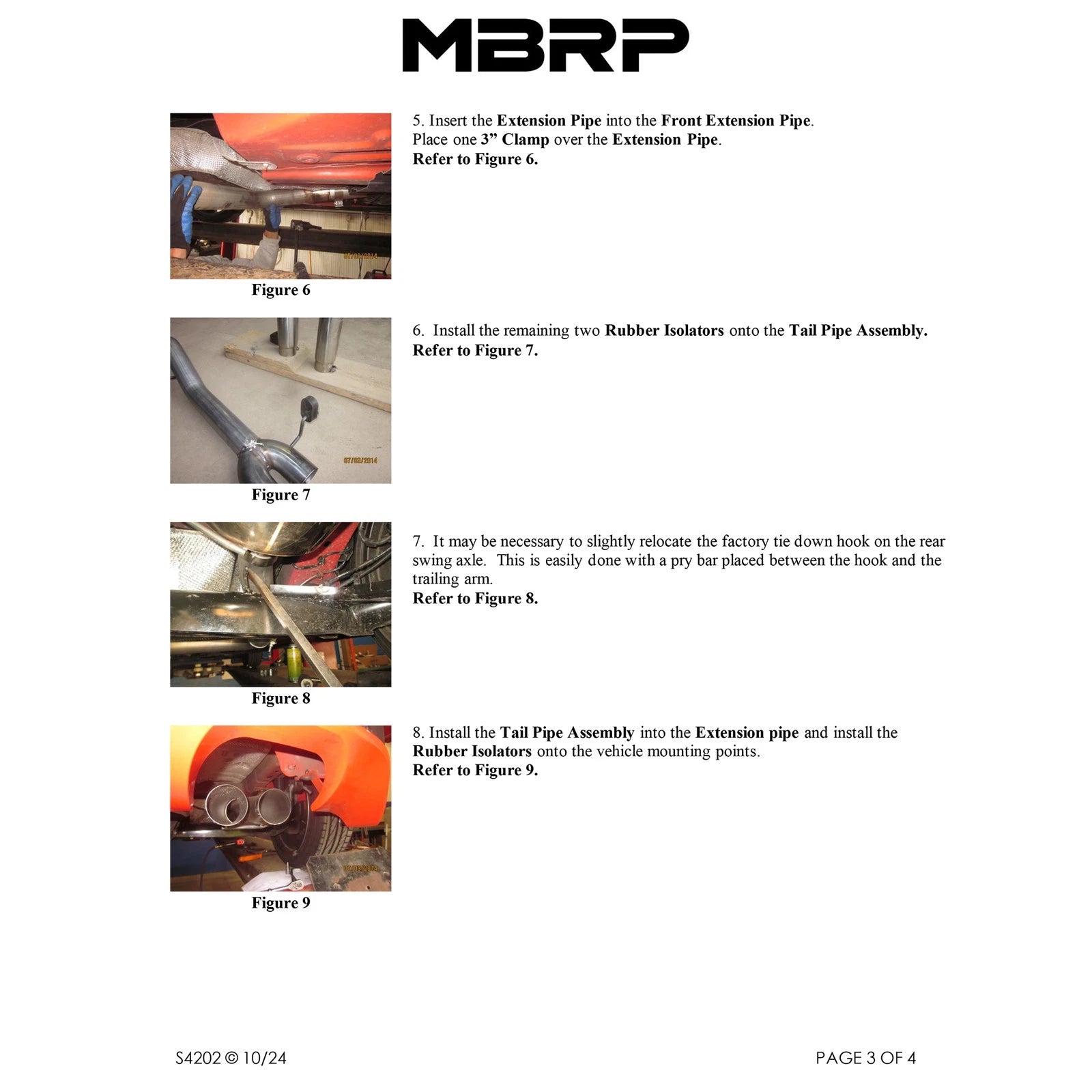 MBRP 14-19 Ford Fiesta ST 1.6L EcoBoost 3in Dual Outlet Alum Cat Back