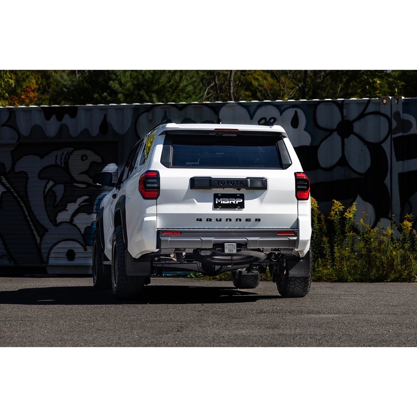 MBRP 24-26 Toyota Land Cruiser 2.4L 3in Cat-Back Single Rear High-Clearance Turn Down - T304