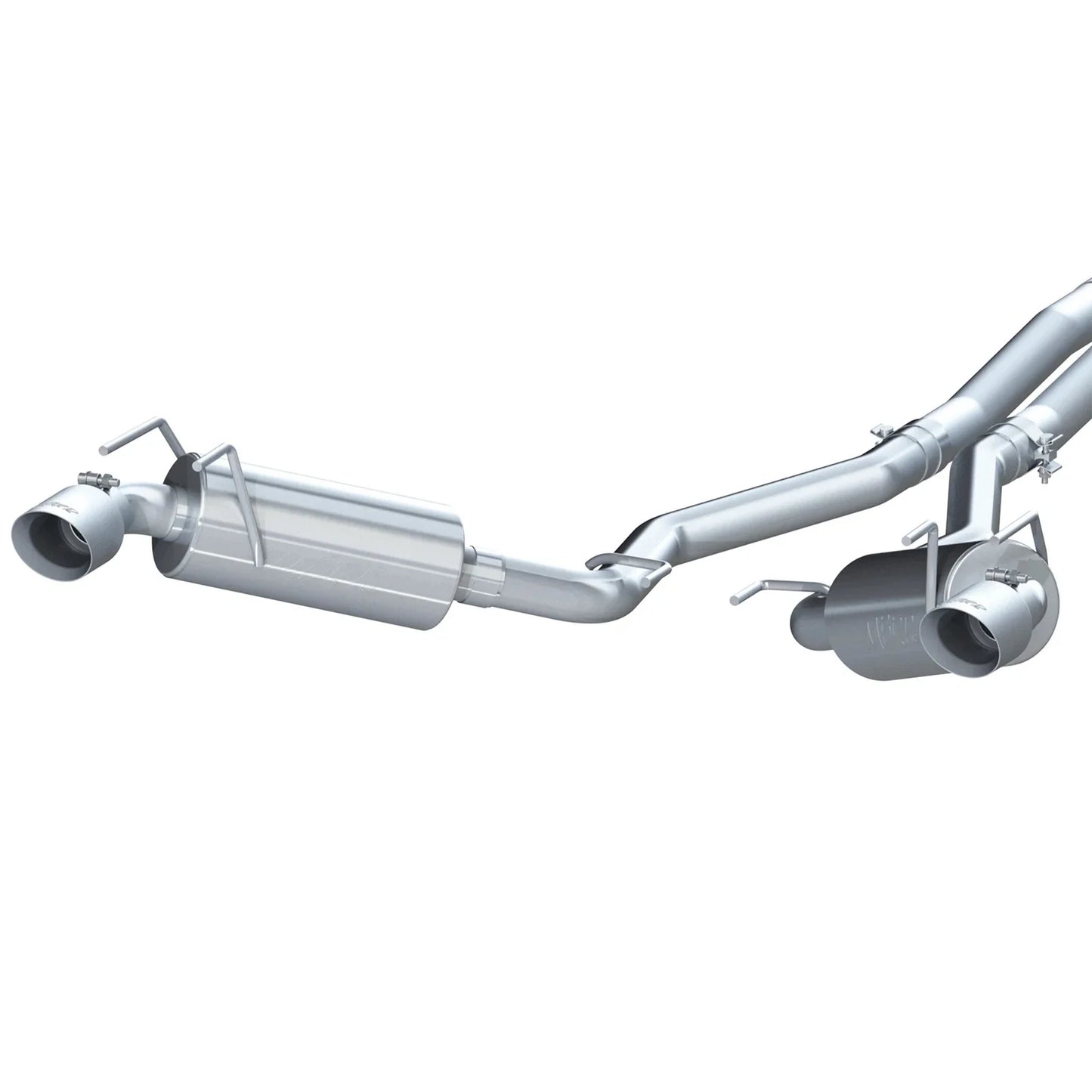 MBRP 2010 Chev Camaro V6 3.6L Dual Cat Back Round Tips  (11 Conv. MUST purchase mbrpAD1710)