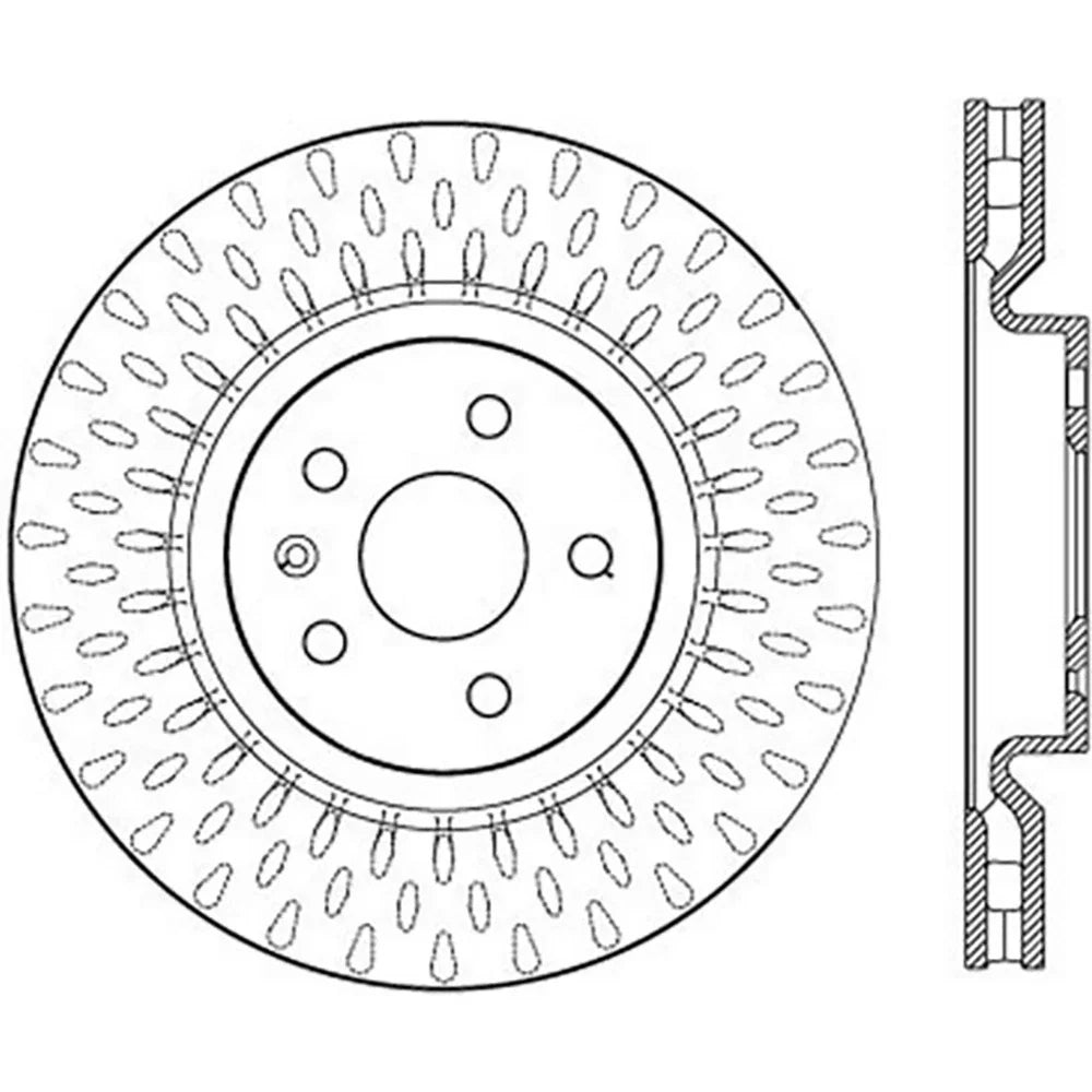StopTech Slotted & Drilled Sport Brake Rotor