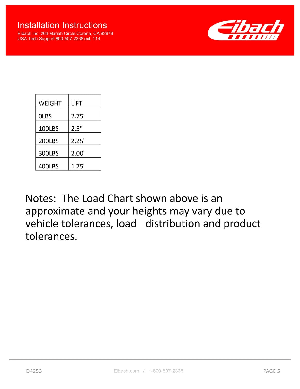 Eibach 10-24 Toyota 4Runner Pro-Truck Lift Kit - Stage 1