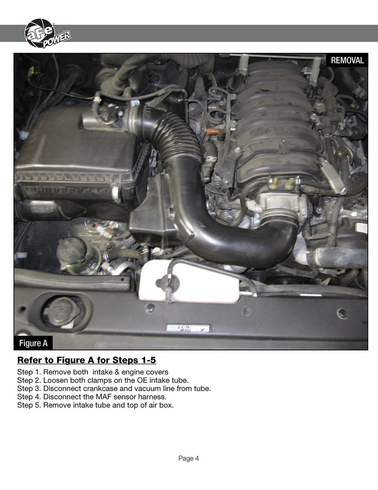 aFe MagnumFORCE Intake Stage-2 Si Pro DRY S 05-09 Lexus GX 470/Toyota 4Runner V8 4.7L *RACE ONLY*