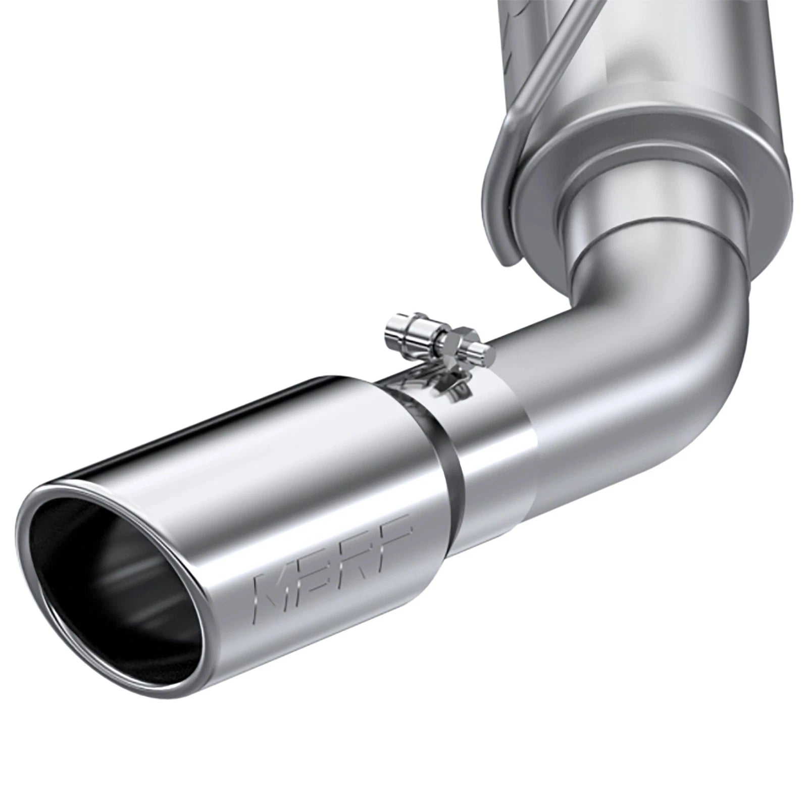 MBRP 2022 Toyota Tundra 3.5L Dual Cat-back 4in Single Side Exit Rolled Tip - Aluminized Steel